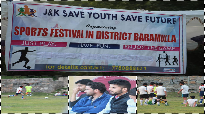 Chairman J&K Save Youth Save Future Inaugurates Ramzan Sports Festival at Sheeri, Baramulla