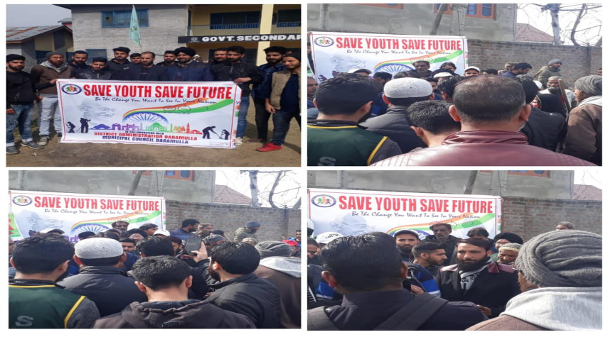 On Sunday, 17th March 2019 Save Youth Save Future” Participates in Swachh Bharat Abhiyan at Baramulla