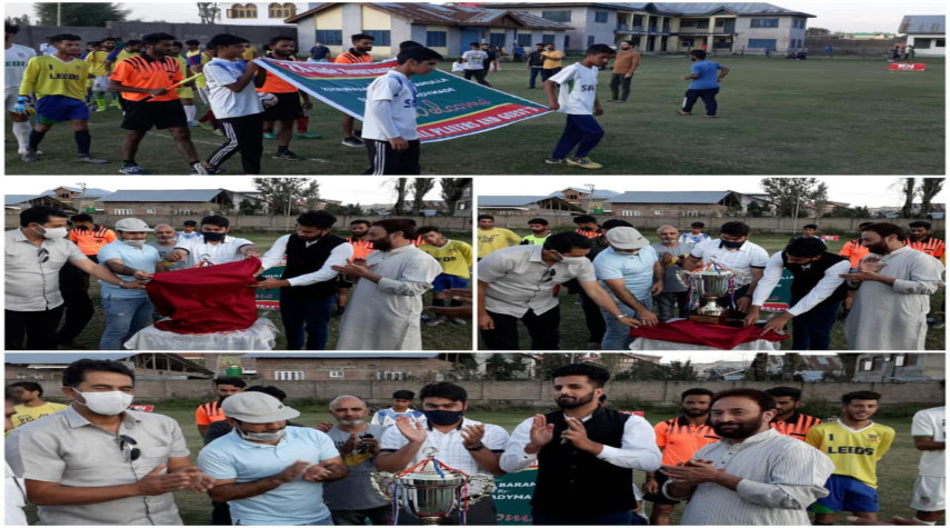 The inaugural session of the Football Championship took place today in Khwjabhag, Baramulla.