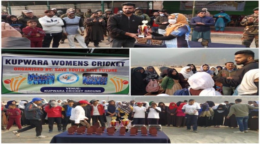 Save Youth Save Future” Organised a Women’s cricket match in Kupwara