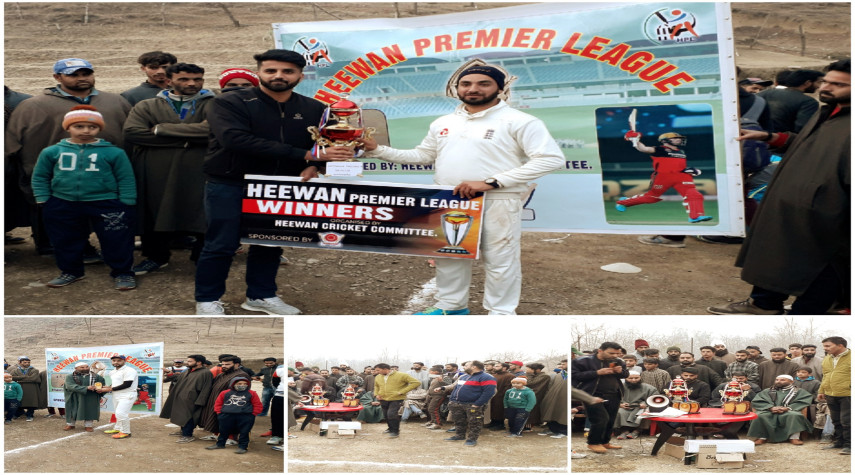 on 3rd December, the Chairman of Save Youth Save Future, Mr. Wajahat Farooq Bhat, attended the finals of the Narvaw Cricket Tournament
