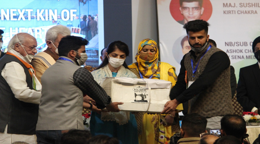 🇮🇳 SYSF Participates in Felicitation of Families of Kashmiri Martyrs at SKICC, Srinagar  📍 Srinagar | Sunday, 4th April 2021