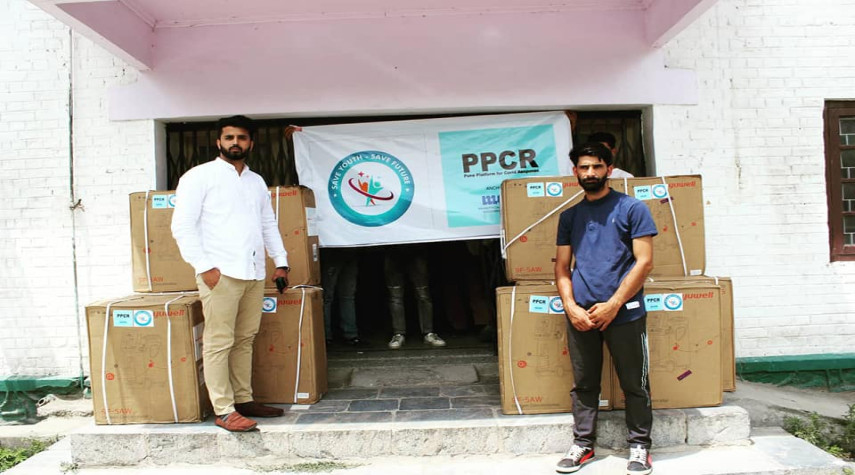 Save Youth Save Future" (NGO) donates Oxygen Concentrators to Baramulla Hospital.