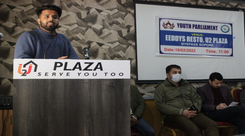 Today on 18th of February, 2022, NGO - Save Youth Save Future (SYSF) organised a One -Day Seminar on Youth De-Radicalisation/Youth Parliament & Mainstreaming at Conference Hall, Eddy Hotel, U2 Plaza, Bypass, Sopore, Baramulla.